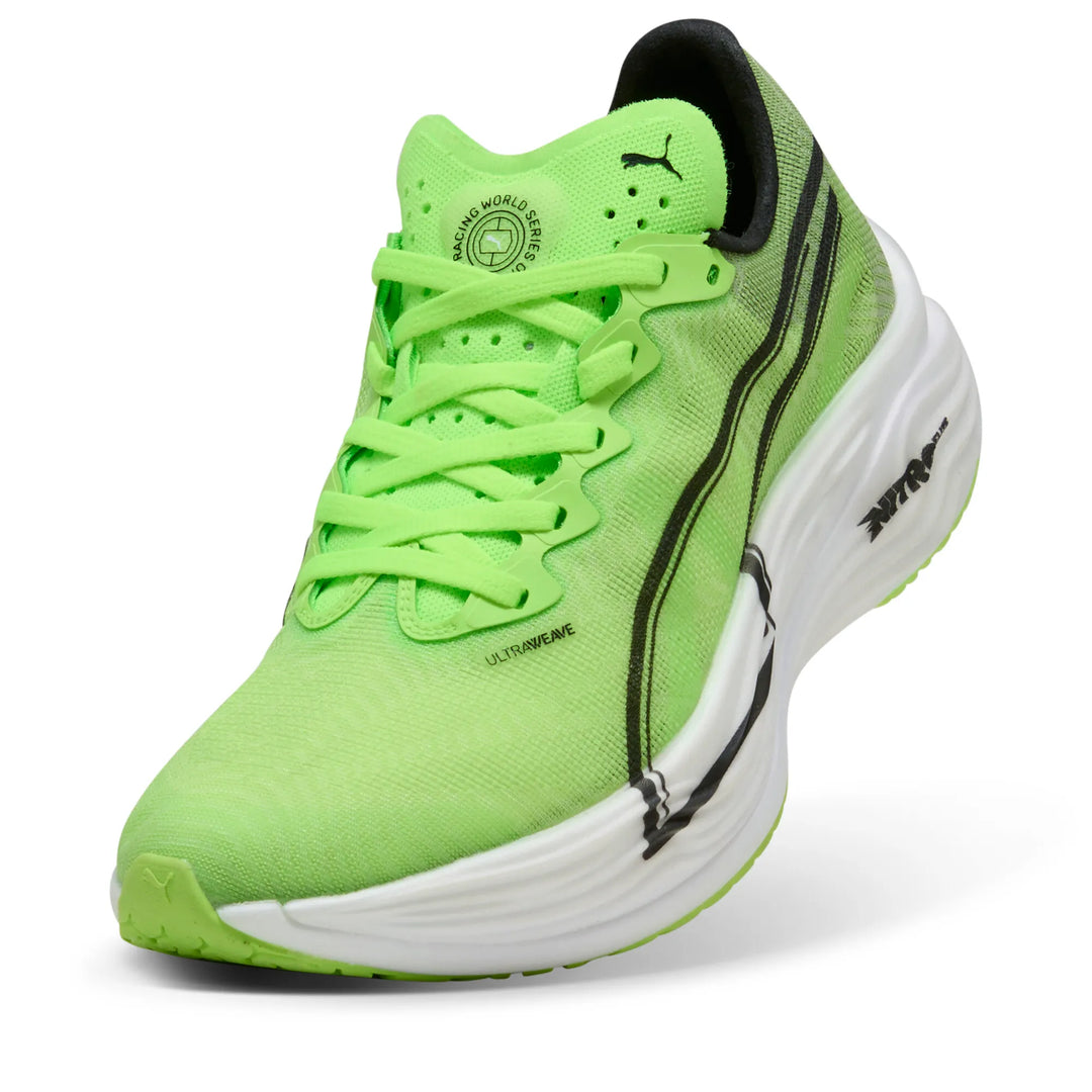 Puma Womens Deviate NITRO Elite 3 Hyrox - Puma White/Green Glare - Neutral - SS25