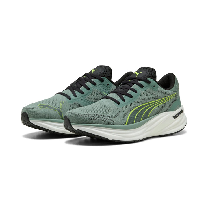 Puma Mens Magnify NITRO 2 - Green Moon/Yellow Alert - Neutral - SS25