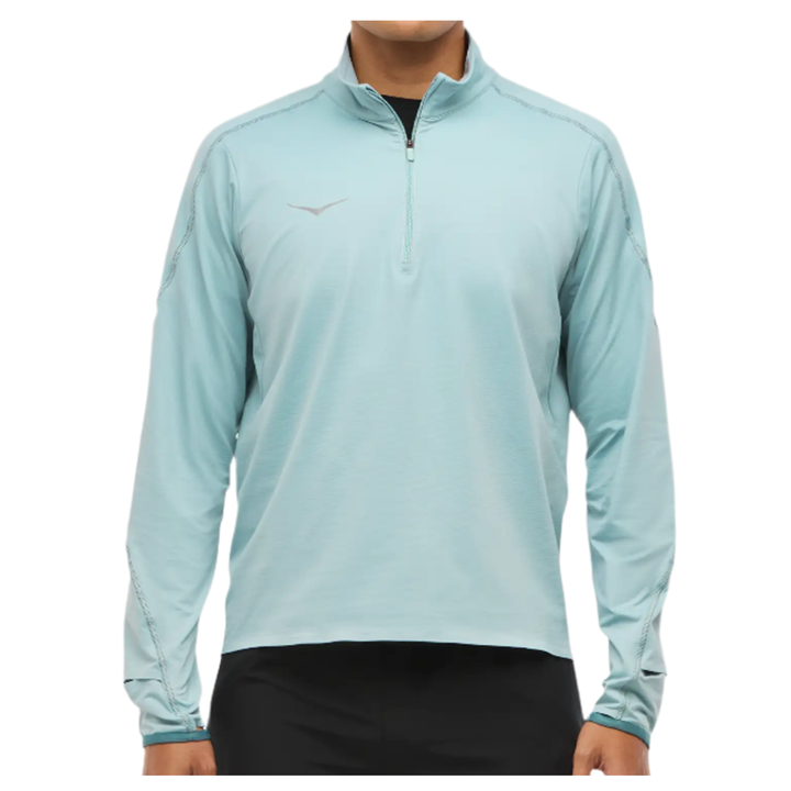 Hoka Mens Glidetech Quarter Zip - Druzy