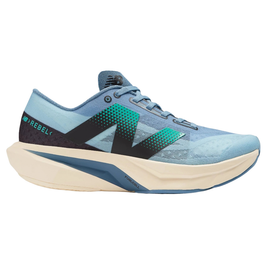 New Balance Mens FuelCell Rebel V4 - Heron Blue/Chrome Blue/Black - Neutral