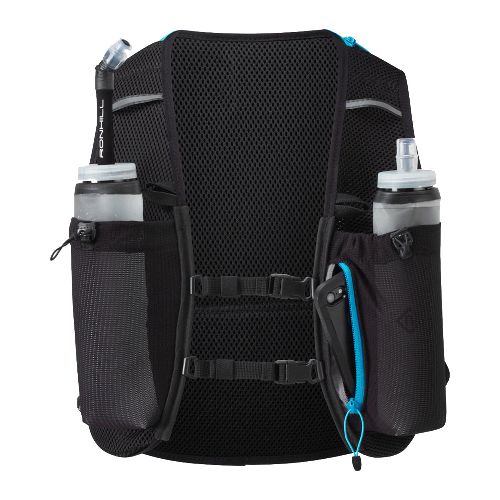 Ronhill OTM Vest - Black/Cyan