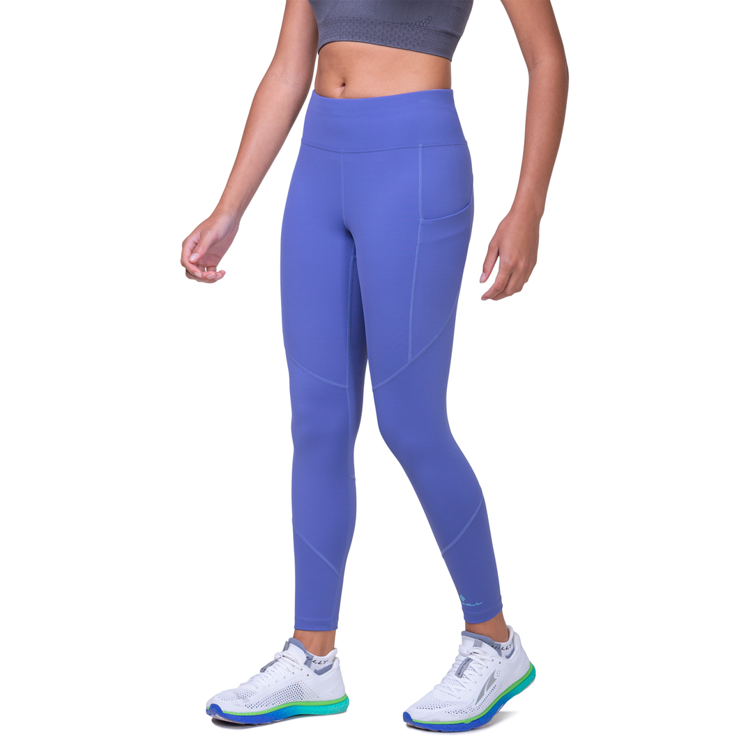 RonHill Womens Tech Tight - Dark Periwinkle/ Aquamint