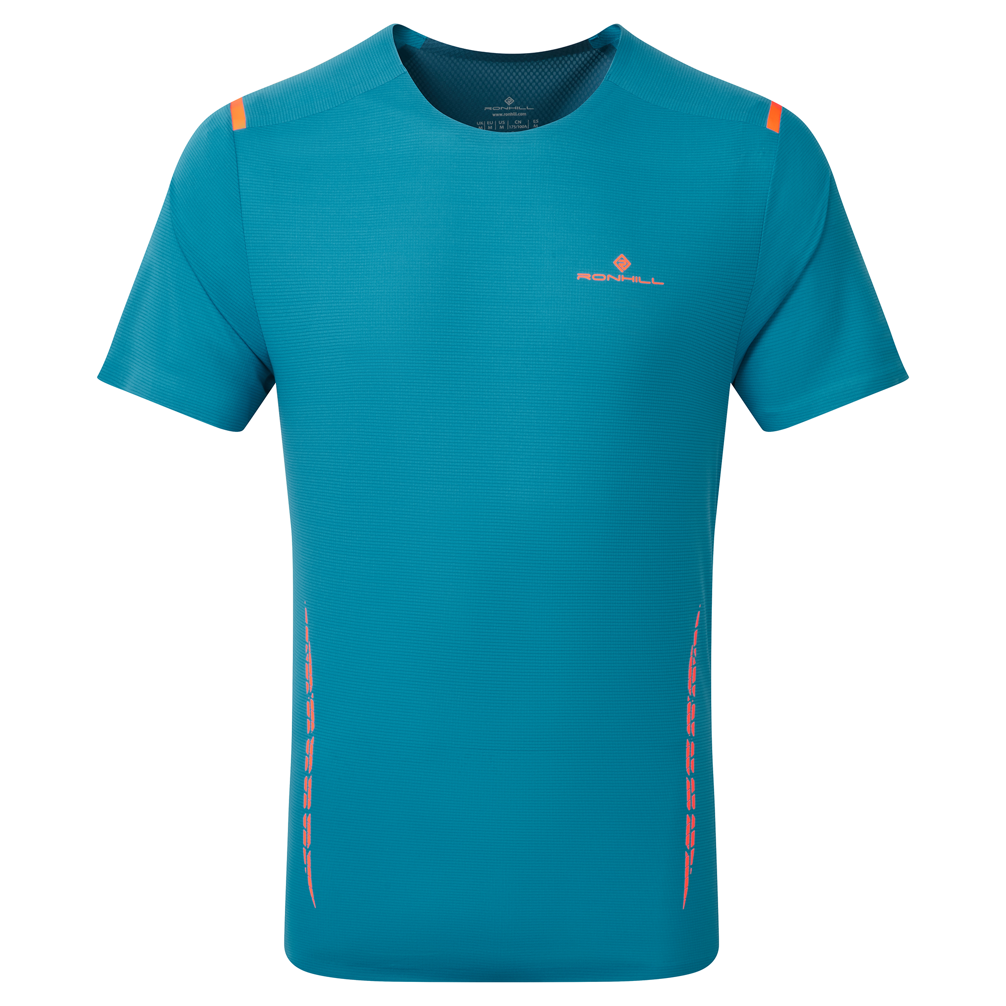 RonHill Mens Tech Race S/S Tee - Petrol/Legion Blue