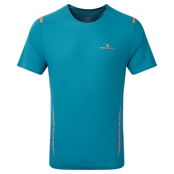 RonHill Mens Tech Race S/S Tee - Petrol/Legion Blue