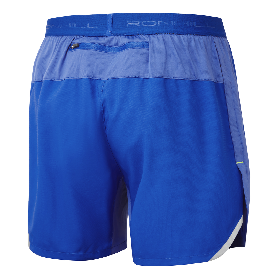 RonHill Mens Tech 5" Short - Azurite/Citrus