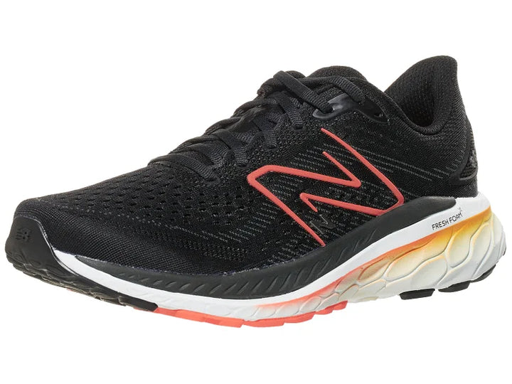 New Balance Mens 860v13 - Black/Neon Dragonfly/Hot Marigold - Stability