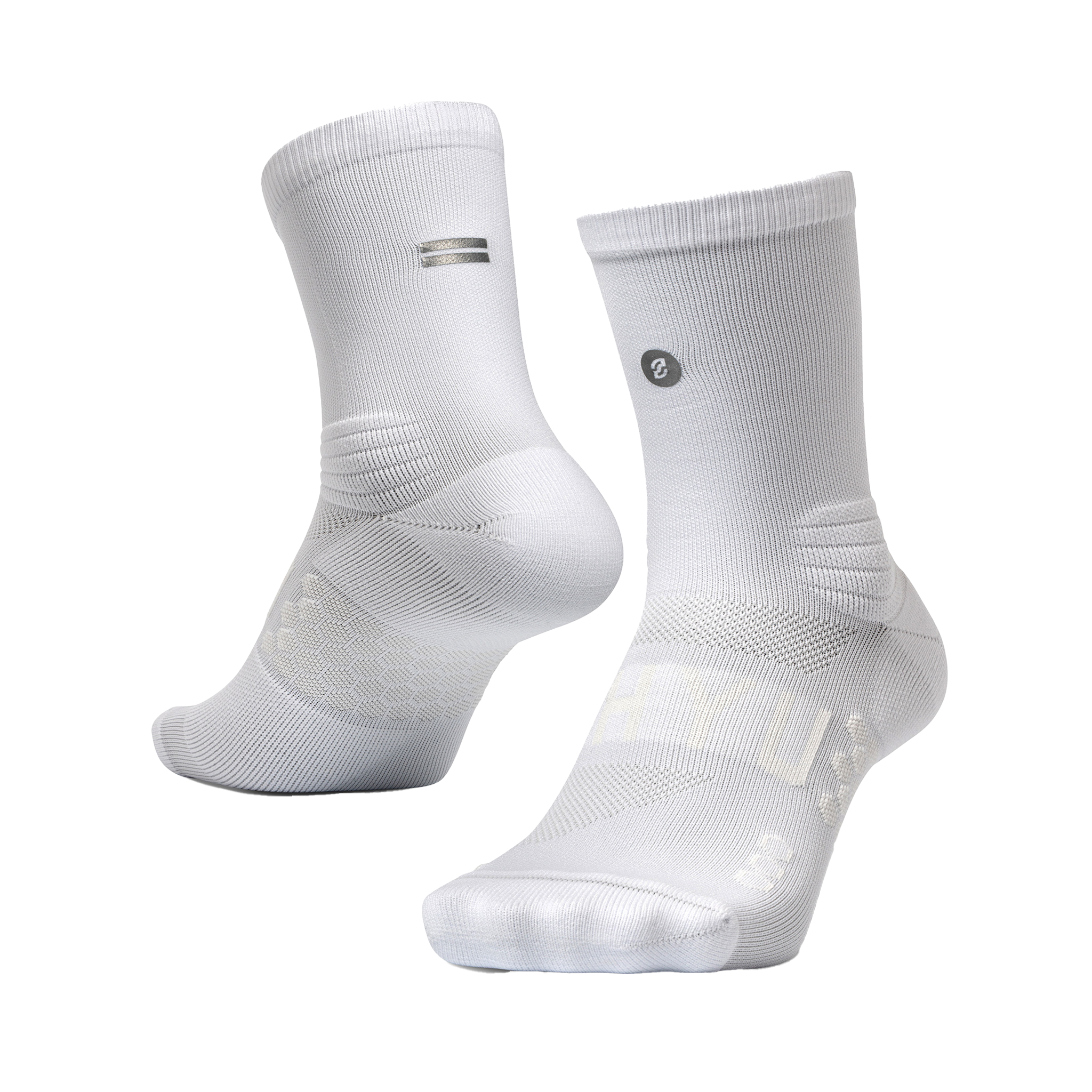 SHYU Racing Half Crew Socks - White/White/White