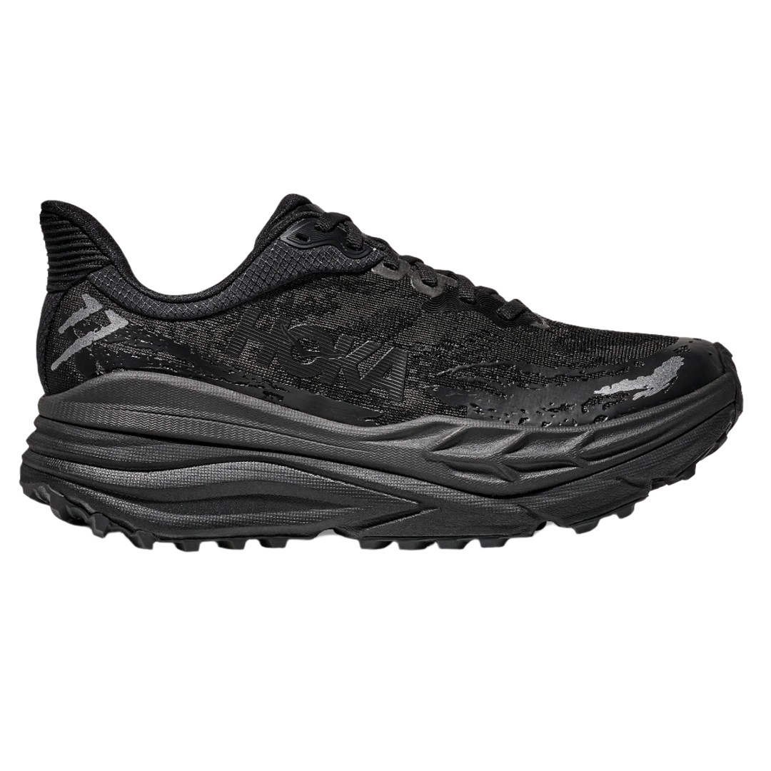 Hoka Womens Stinson 7 - Black/Black - Trail