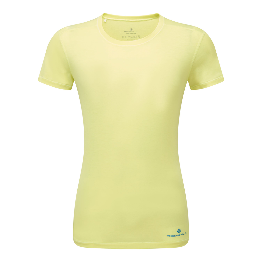 RonHill Womens Tech Tencel S/S Tee - Zest Marl/Electric Blue