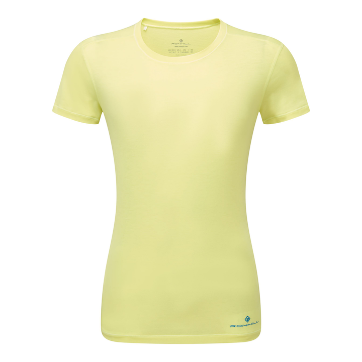 RonHill Womens Tech Tencel S/S Tee - Zest Marl/Electric Blue