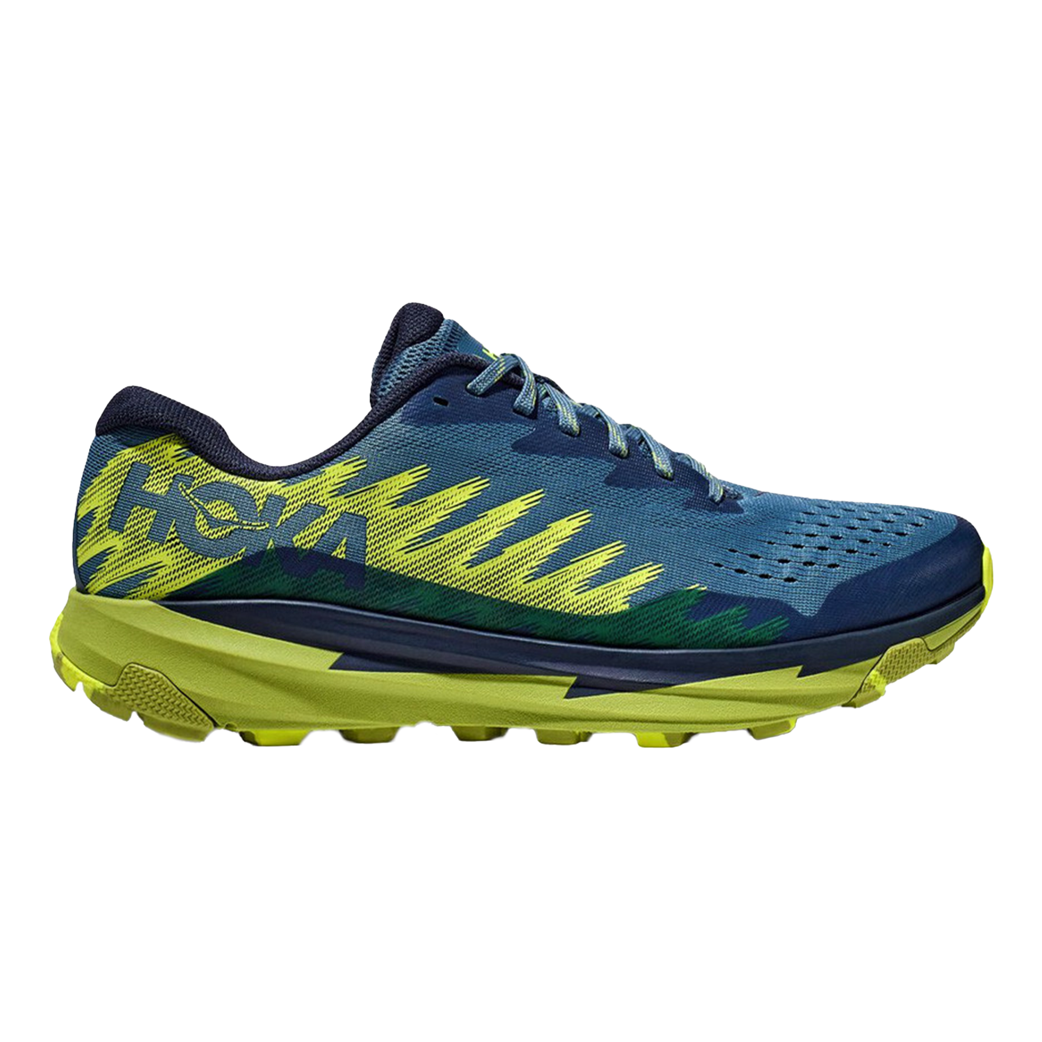 Hoka Mens Torrent 3 - Bluesteel/Dark Citron - Trail – Run North West