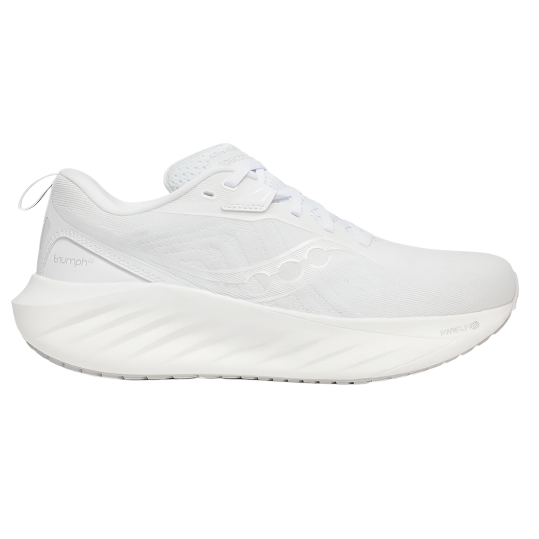 Saucony Womens Triumph 22 - White - Neutral - SS25