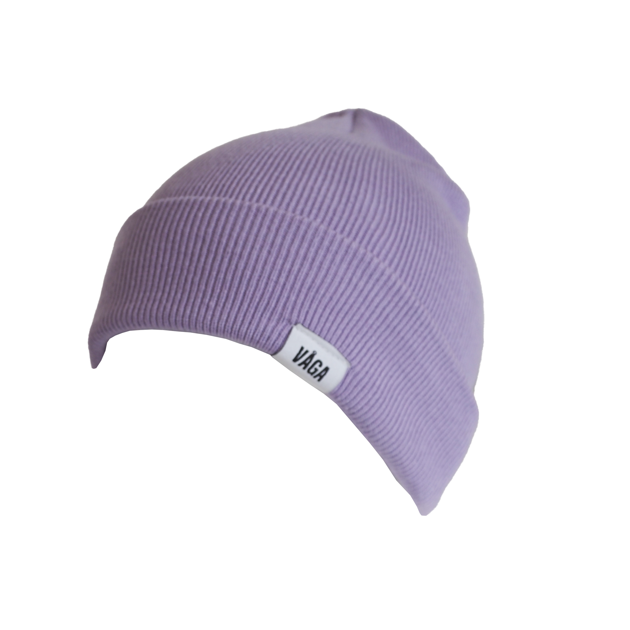 Vaga Fine Rib Beanie - Lilac