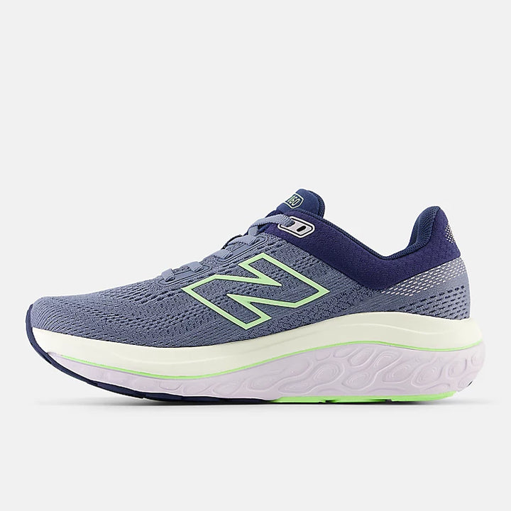 New Balance Womens 860v14 - Arctic Grey/Sea Salt/Bleached Lime Glo - Stability