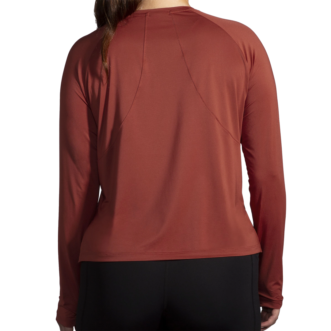 Brooks Womens Sprint Free Long Sleeve - Copper